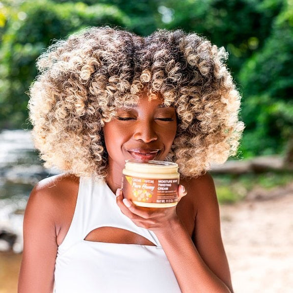 Creme of Nature Pure Honey Hair Food Smoothing & Frizz Control Curl Defining Cream 326g