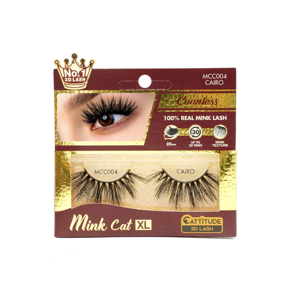 EBIN MINK CAT COUNTESS NO.1 3D LASHES  COLLECTION