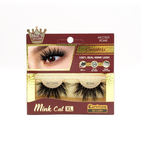 EBIN MINK CAT COUNTESS NO.1 3D LASHES  COLLECTION