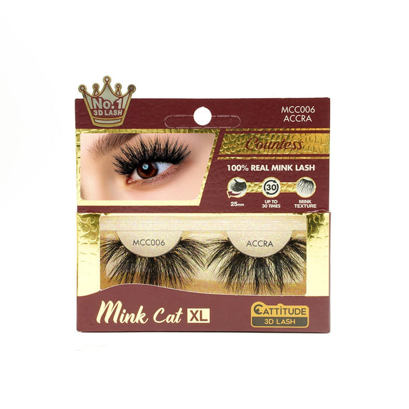 EBIN MINK CAT COUNTESS NO.1 3D LASHES  COLLECTION