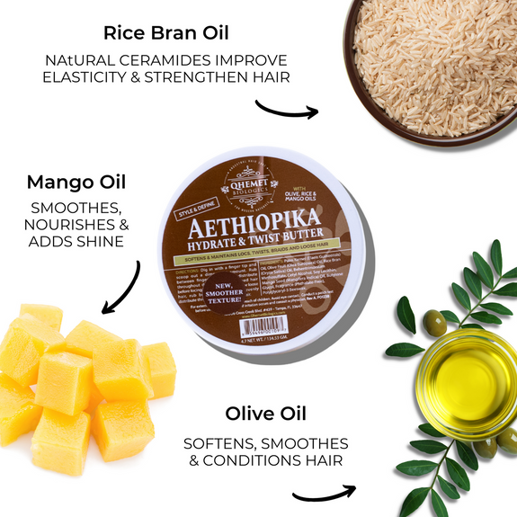 Qhemet Biologics Aethiopika Hydrate & Twist Butter