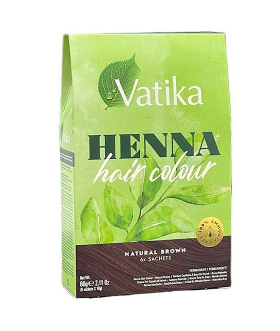 DABUR VATIKA Henna Hair Colour Sachets  10 g x 6