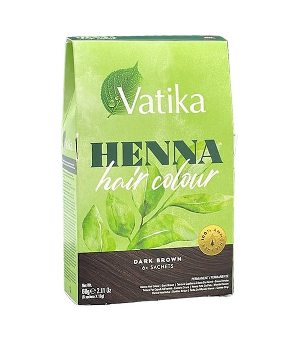 DABUR VATIKA Henna Hair Colour Sachets  10 g x 6