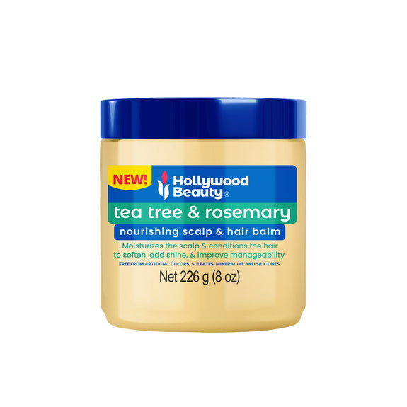 Hollywood Beauty Tea Tree & Rosemary Nourishing Scalp & Hair Balm 226g/8oz