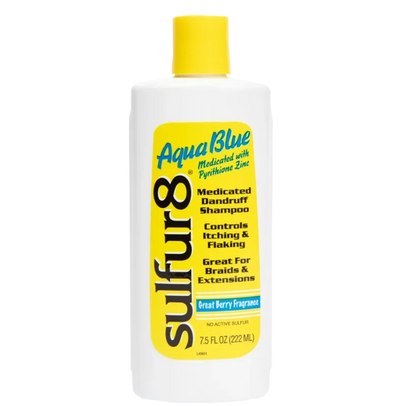 Sulfur8 Aqua Blue Medicated Dandruff Shampoo 222ML