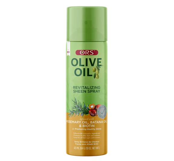 ORS OLIVE OIL REVITALIZING SHEEN SPRAY WITH ROSEMARY OIL, BATANA OIL & BIOTIN (421 ML