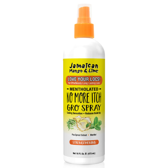 JAMAICAN MANGO & LIME Mentholated No More Itch Gro Spray 8 oz
