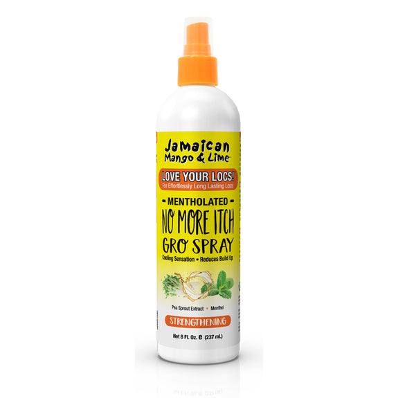 JAMAICAN MANGO & LIME Mentholated No More Itch Gro Spray 8 oz
