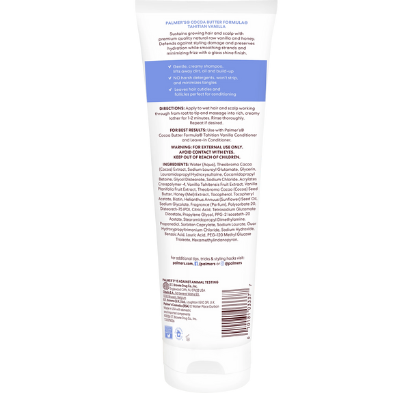 Palmer's Tahitian Vanilla Shampoo 313ml/10.6oz