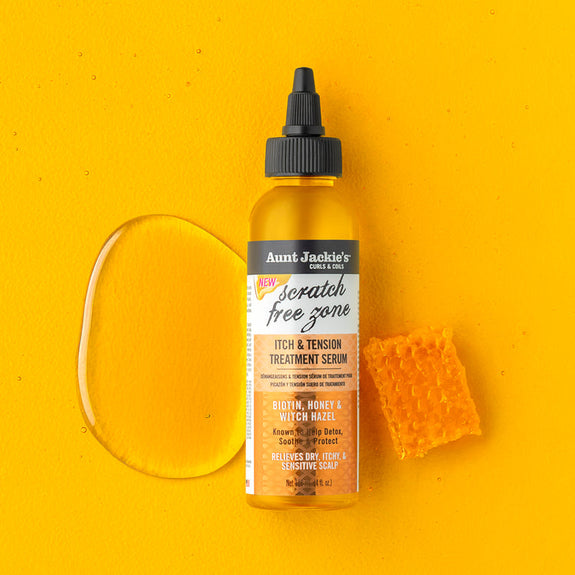 AUNT JACKIE'S CURLS & COILS Scratch Free Zone Itch & Tension Treatment Serum
