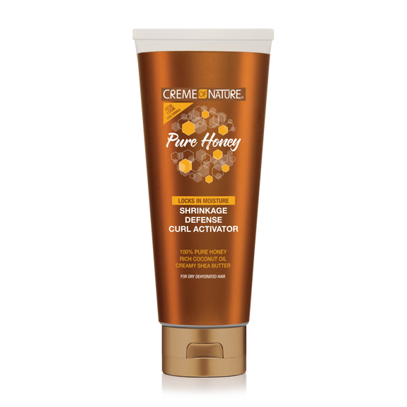 CREME  OF NATURE PURE HONEY Shrinkage Defense Curl Activator 10.5oz