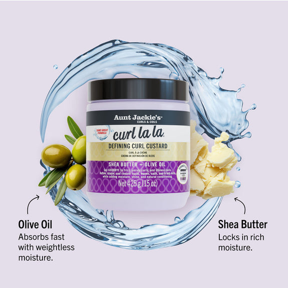 Aunt Jackie's Curls & coils  Curl La La  Defining Curl Custard 426g/15oz