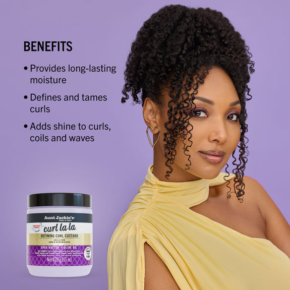 Aunt Jackie's Curls & coils  Curl La La  Defining Curl Custard 426g/15oz