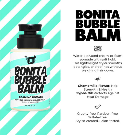 The Doux Bonita Bubble Balm Foaming Pomade 8oz