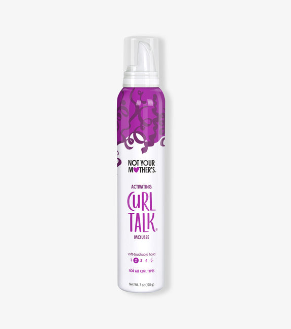NOT YOUR MOTHER’S  CURL TALK ACTIVATING MOUSSE