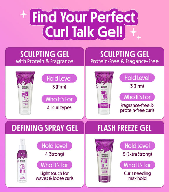 NOT YOUR MOTHER’S  CURL TALK DEFINING SPRAY GEL6 oz