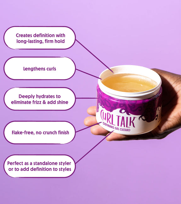 NOT YOUR MOTHER’S CURL TALK GEL CUSTARD