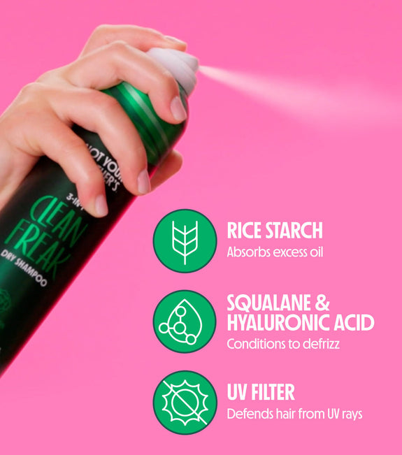 NOT YOUR MOTHER’S CLEAN FREAK 3 IN 1 DRY SHAMPOO I