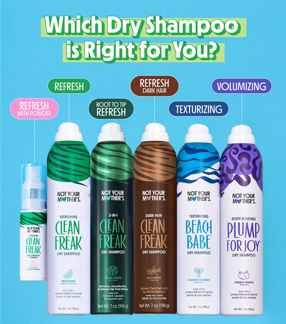 NOT YOUR MOTHER’S CLEAN FREAK 3 IN 1 DRY SHAMPOO I