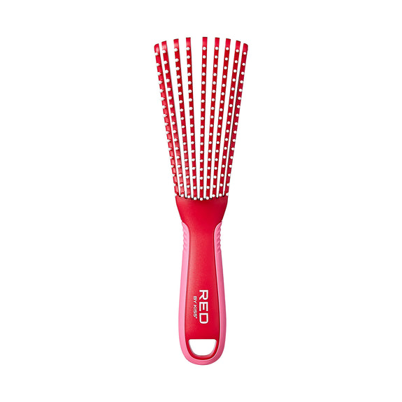 RED BY KISS EZ Glide 9 row non slip Detangling Brush