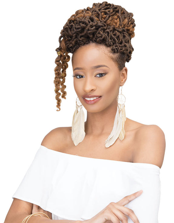 JANET 2X CURLY BOHEMIAN LOCS  PREMIUM SYNTHETIC HAIR