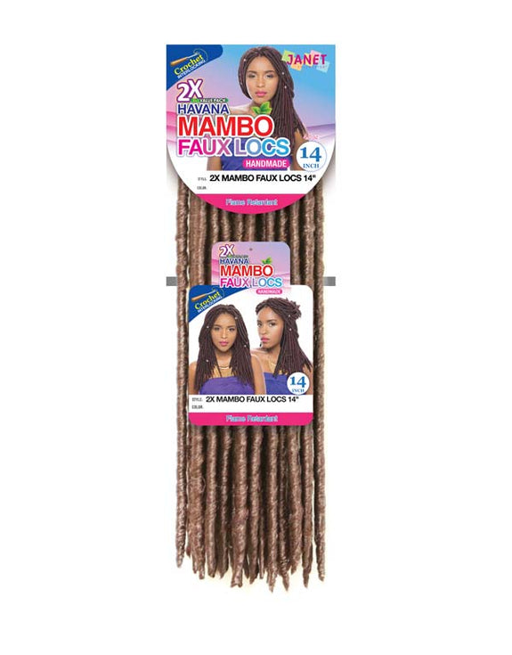 JANET 2X MAMBO FAUX LOCS  PREMIUM SYNTHETIC HAIR