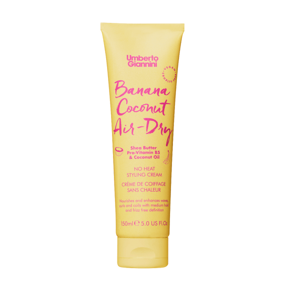 UMBERTO GIANNINI BANANA COCONUT AIR DRY NO HEAT STYLING CREAM 150 ML