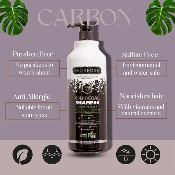 MORFOSE PROFESSIONAL REACH CHARCOAL SHAMPOO 1000 ML
