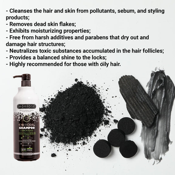 MORFOSE PROFESSIONAL REACH CHARCOAL SHAMPOO 1000 ML