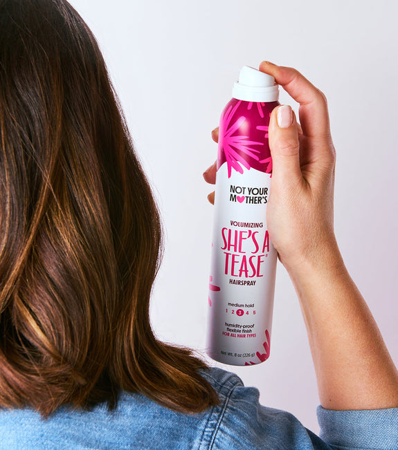 NOT YOUR MOTHER'S VOLUMIZING SHE'S A THEASE  HAIR SPRAY 8 OZ