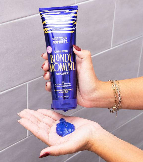 NOT YOUR MOTHER'S TONE & REPAIR BLONDE MOMENT PURPLE MASK 237 ML