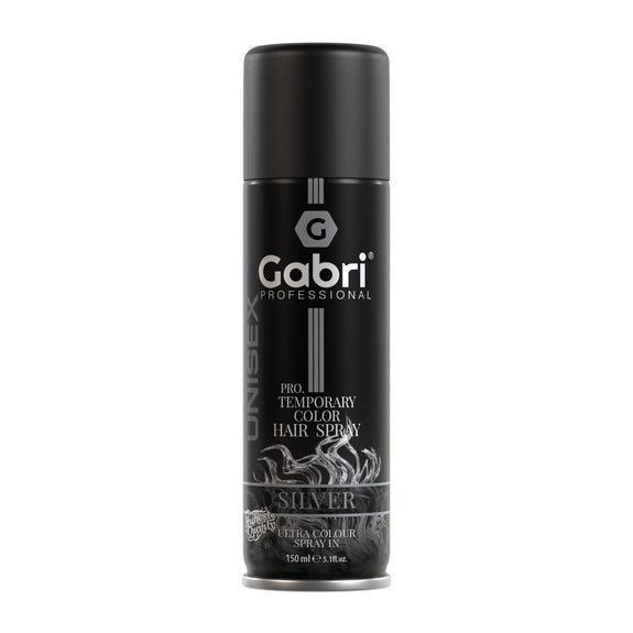 Gabri Professional  Pro Temporary Hair Colour Shimmer Spray Silver 150ml