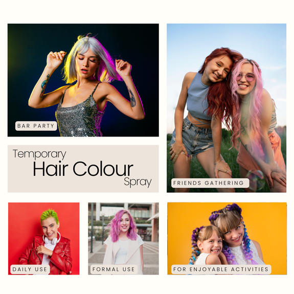 Gabri Professional  Pro Temporary Hair Colour Shimmer Spray Silver 150ml