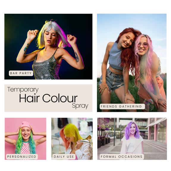 Gabri Professional  Pro Temporary Hair Colour Shimmer Spray White 150ml