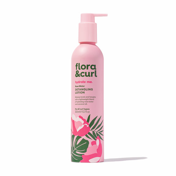 FLORA & CURL  hydrate me Rose Water Detangling Lotion  300ml