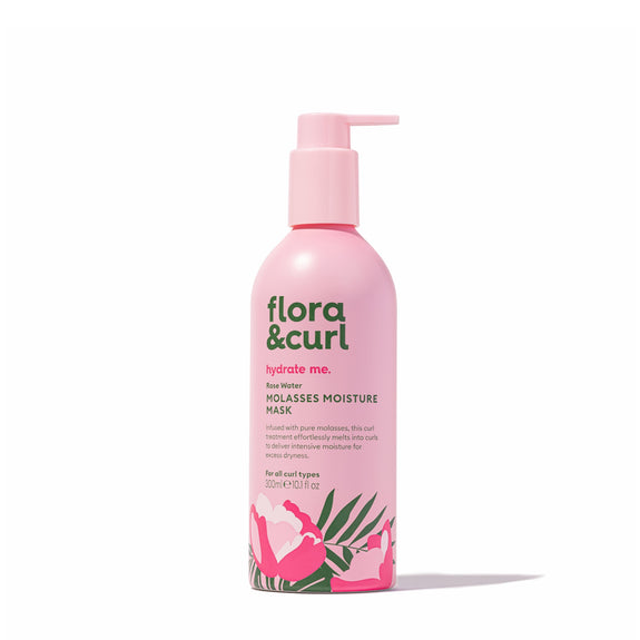 FLORA & CURL  hydrate me  Rose Water Molasses Moisture Mask 300ml