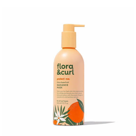 FLORA & CURL  protect me. Citrus Superfruit Radiance Mask 300ml