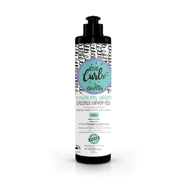 GRIFFUS LOVE CURLS VIBRANT CURLS LEAVE IN Combing cream 420 Ml