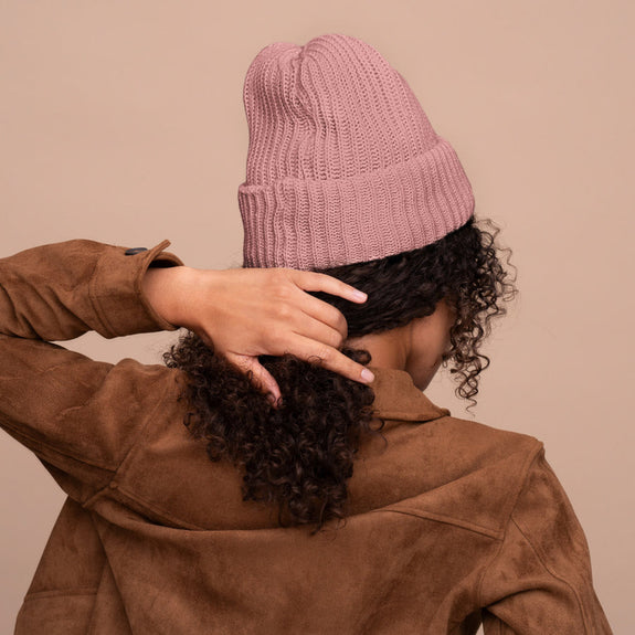 Kitsch Glazey™ Satin-Lined Beanie in Blush
