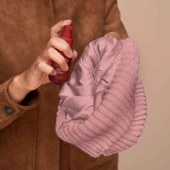 Kitsch Glazey™ Satin-Lined Beanie in Blush