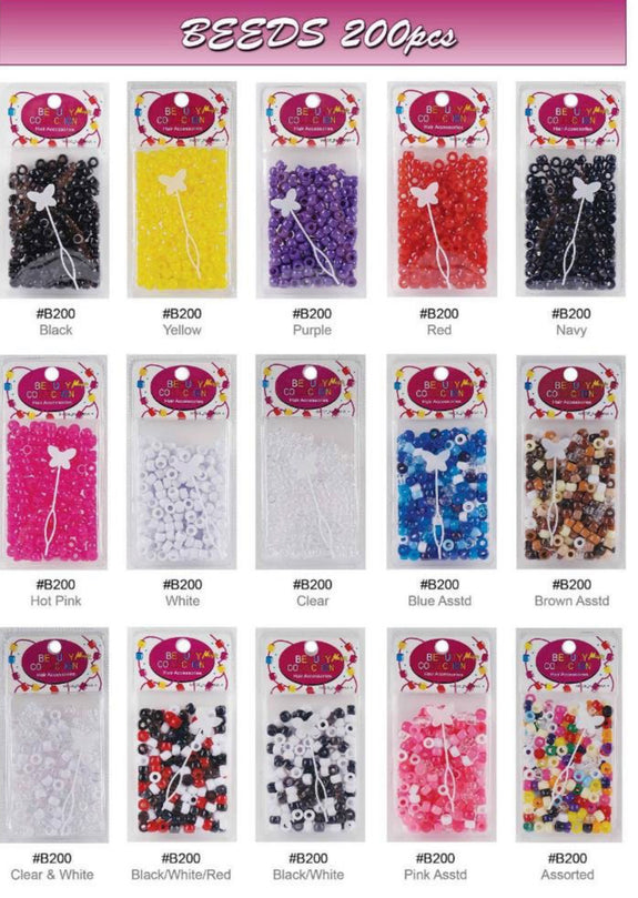 BEAUTY COLLECTION BEADS 200 PCS