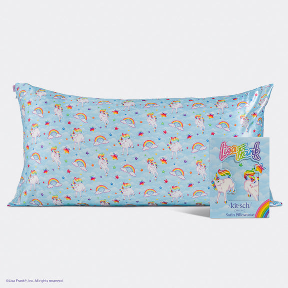 KITSCH  Lisa Frank x Kitsch Satin Pillowcase in Markie™ - King