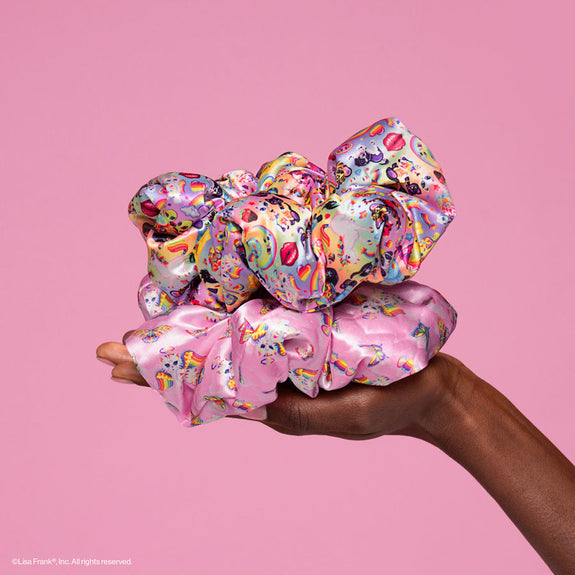 KITSCH  Lisa Frank x Kitsch Pillow Scrunchies® in Satin in The Fantastic World of Lisa Frank