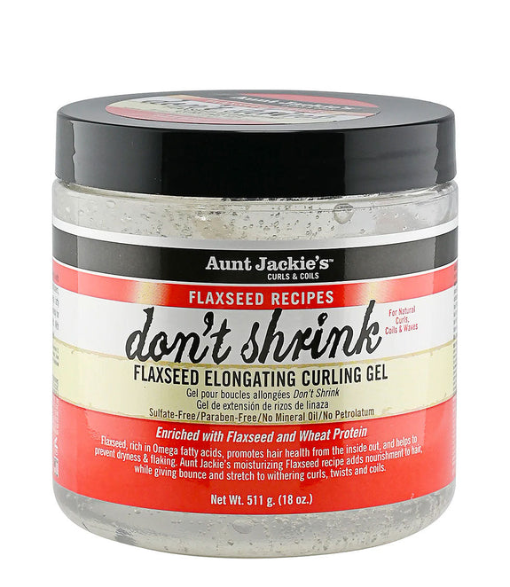 AUNT JACKIE’S Don’t Shrink – Elongating Curling Gel  15 OZ