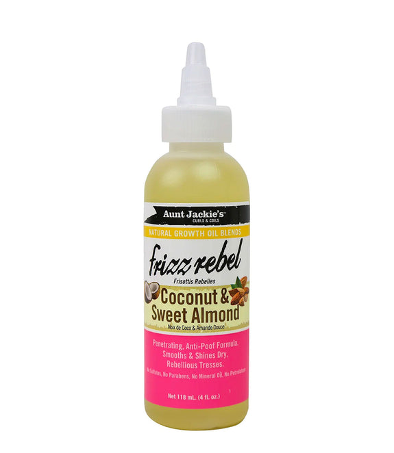 AUNT JACKIE’S Frizz Rebel – Coconut & Sweet Almond  4 OZ