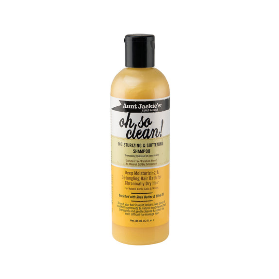 AUNT JACKIE’S  Oh So Clean – Moisturizing & Softening Shampoo  12 OZ