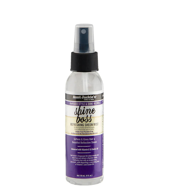 AUNT JACKIE’S Shine Boss Refreshing Sheen Mist 4 OZ