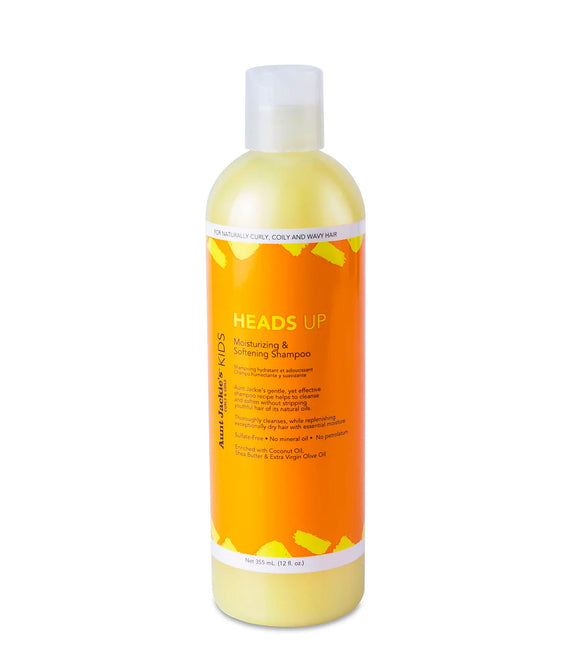 AUNT JACKIE’S KIDS Heads Up – Moisturizing & Softening Shampoo 12 OZ