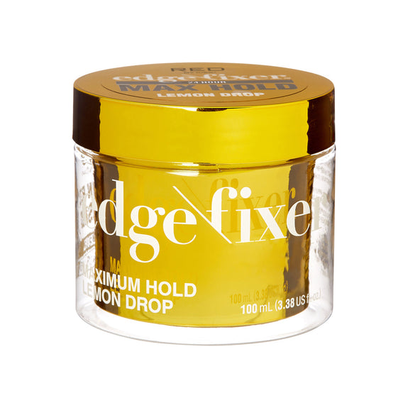 Red By Kiss Edge Fixer 24 Hour Edge Control Max Hold Non-Flaxing Wax Lemon Drop 100ml