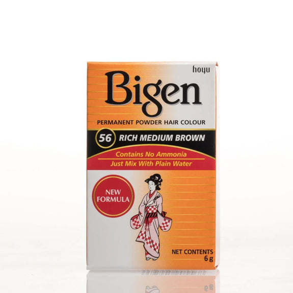 Bigen Permanent Hair Colour Powder No.56 Rich Medium Brown